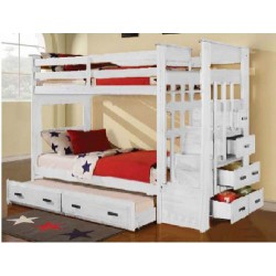 Giường 3 tầng ACME - trắng